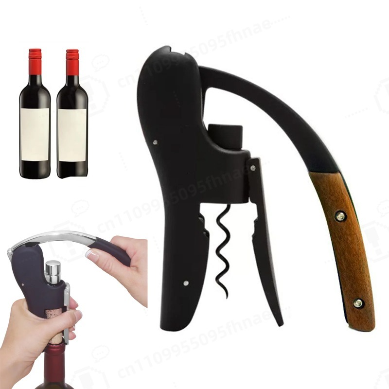 Cork Screw Lever - Apribottiglie, Strumento per Vino, Taglia Capsula,