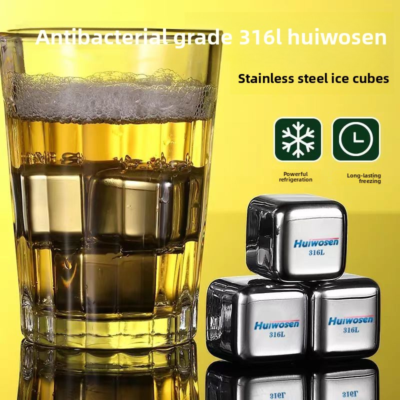 Wine Beer Cooler - Cubo di ghiaccio in acciaio inossidabile