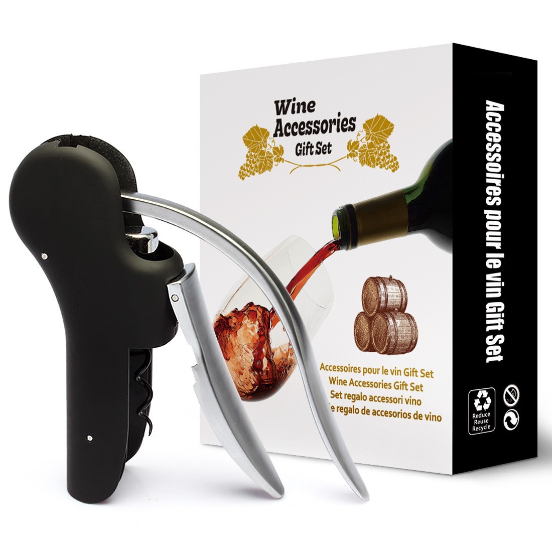Set Cavatappi a Leva Rabbit, A - Cork Screw Lever recensione e prezzo