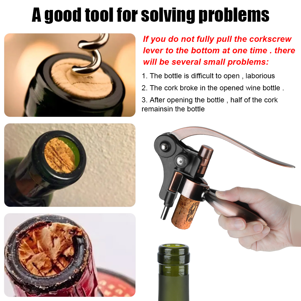 Utensili da cucina apribottigl - Cork Screw Lever recensione e prezzo