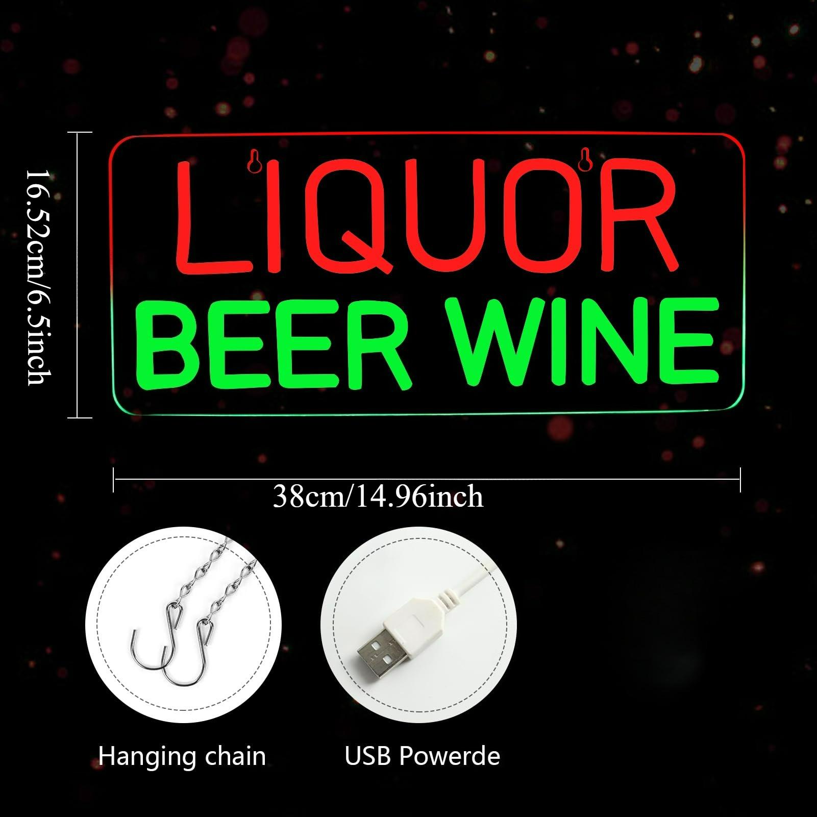 Insegne al Neon per Liquori, B - Wine Beer Liquor Store recensione e prezzo